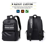 Laptop Backpack Soft Custom Fashionable Waterproof Travel Backpack for Men for School