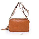 Winter Sherpa Crossbody Purse Designer Women Guitar Strap Crossbody Bags With Tassel