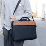 Hand Shoulder Crossbody Laptop Tablet Bag Men's Women's Trolley Case Document Business Casual Wholesale Computer Briefcase