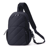 Women's Shoulder Chest Bag Portable Crossbody Bag Zipper Closure Multifunctional Bluetooth Adjustable Strap Phone Sling Bag