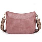 New Retro Style Large Capacity Crossbody Bag for Ladies PU Material Fashionable Chest and Shoulder Leisure Design