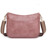 New Retro Style Large Capacity Crossbody Bag for Ladies PU Material Fashionable Chest and Shoulder Leisure Design