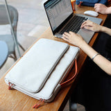 New Arrival Laptop Sleeve Laptop Case Canvas Notebook Portable Carrying Messenger Tote Bag