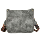 Women's Retro Crossbody Handbag High Quality Vintage Style with Zipper Closure