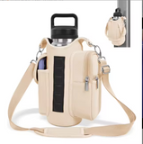 Premium Triple-Magnet Gym Bottle Carrier – High-Performance Polyester Sling with Integrated Smartphone Pockets and Ultra-Secure Magnetic Grip