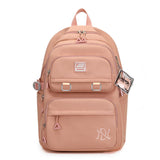 Large Capacity Lightweight Casual Travel Backpack for Girls Versatile School Bag for Middle School Students Fashionable Nylon