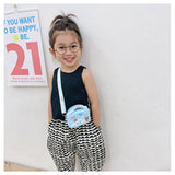 Custom Mini Plush Silicon Purses Cartoon Pattern Square Coin Purse Kids