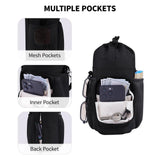 Handheld Water Bottle Sleeve Aluminum Foil Insulated Cup Crossbody Shoulder Bag Convenient Outdoor Sports Bag Gym Bags