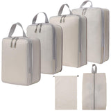 6-Piece Fashionable Packing Cubes for Storage Compression Luggage Cube Set for Travel and Suitcase Packing