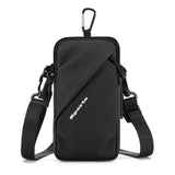 Wrist PU Bag Unisex Single Room Diagonal Customized Waterproof Waist Belt Mobile Phone Holder for Sports Fitness Running Arm
