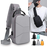 Waterproof Fashion Luxury Designer Messenger Bag Men Boys Chest Bag Hard-Shell Multiple Colors Carried for Travel Office Use