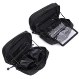 Camouflage Outdoor Nylon Travel Zipper Panel Dual System Hanging Bag Multi-function Tactical Storage Durable Tactical Waist Bag