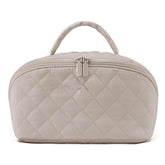 Travel Toiletry Bag Multifunctional Portable New Niche Design Rhombus Pillow Bag Waterproof Overlapping Stitch Cosmetic Case