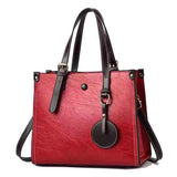 Alligator Women Crossbody Bag Lady Frosted Pattern PU Leather Single Shoulder Strap Tote Bag Metal Buckle with Handle Handbag