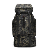 Men's Outdoor Camping Travel Bag Waterproof USB Charging Backpack Geometric Casual Mountaineering Tactical Style Camouflage