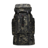 Men's Outdoor Camping Travel Bag Waterproof USB Charging Backpack Geometric Casual Mountaineering Tactical Style Camouflage