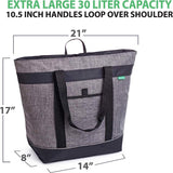 Foldable Oxford Cooler Insulated Bag Portable Travel Tote for Food Delivery Picnic Thermal