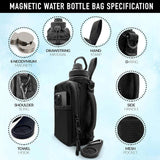 Gimnasio Gym Para Pouch Magnetique Pochette Magnticas Magnetico Bottle Magnetic Holder Metal Magnet Gym Bag