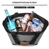 Portable Oxford Cloth Insulated Cooler Bag Waterproof Outdoor Camping Food Preservation and Shopping Bags