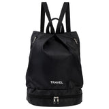 Large-Capacity Waterproof Polyester Oxford Sports Backpack for Men Women Fashionable Outdoor Leisure Fitness Bag for Daily Use