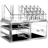 Hot Selling Women Jewelry Organizer Storage Box Make up Brushes Cosmetic Holder Acrylic Makeup Organizer