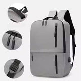 Casual Men and Women's Waterproof Computer Backpack New Business Simple Design for Travel and Middle School Students