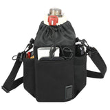 Sports Gym Bag Insulated Water Cup Holder Magnet Diving Material Cross-Body Strap Mouth Magnetic Water Bag