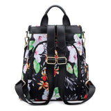 Fashionable Lightweight Nylon Waterproof Anti-Theft Shoulder Satchel Rucksack Bag for Women Girls Boys Geometric Zipper Closure