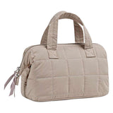Travel Handheld Custom Large Storage for Toiletry Bag Quilted Makeup Case Wide Opening Waterproof Polyester Material