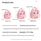 Cartoon Anti-Lost Small Backpacks Fashionable Ready-Made Kindergarten Schoolbags for Boys Girls Polyester Zipper Children's Bags