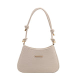 New Solid Color Underarm Bag Crossbody Bag Simple Fashion Shoulder Bag 2025 Spring Elegant Women's Handbag