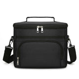 Oxford Lunch Cooler Bag Shoulder StrapInsulated for Office Travel Picnic Thermal Bag Soft Tote Cooler Box