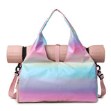 Lightweight Duffel Bag Durable Anti-wear Beautiful Women's Fitness Bag Large Capacity Multi-layer Cool Yoga Gym Bag