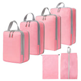 6-Piece Fashionable Packing Cubes for Storage Compression Luggage Cube Set for Travel and Suitcase Packing
