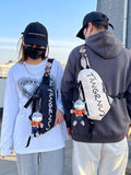 Popular Bag for Women Broseiful Travedenimdwomen Girlsr Mini Sling Bag Bolsflowerama Young Girl Chest Bag Polyester Single