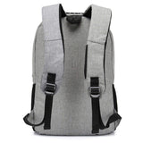 Unisex College Computer Backpack Oxford Zipper Waterproof Polyester Mochila Antirrobo for School Travel
