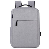 Men Laptop Bag with USB Waterproof Polyester Oem Fashion Unisex Recycled Travel Backpack