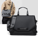 Large Capacity Cross-Border Men's Leather Messenger Bag Casual Single Shoulder Film Crossbody for Business Commuting Single Bag