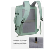 Large Capacity Cross-Border Travel Backpack with USB Feature Men's Women's Business Trip School Laptop Bag Portable Luggage Bag