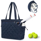 Waterproof Tennis Tote Bag Shoe Compartment Ready-Made for Unisex Hold 2-4 Rackets Both Cross-Border Polyester Custom Gym Bag
