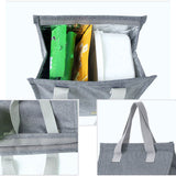 Fashionable Design Polyester Insulated Picnic Bag with Logo Portable Vintage Summer Student Lunch Bag