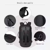 New High Quality Travel Bags Waterproof PU Gym Luggage Bag Unisex Casual Multi-pocket Fashion Casual Duffel Backpack