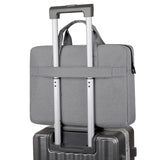 Portable Fabric Computer Bag Men's Laptop Shoulder Bag Large Capacity Business Briefcase Waterproof Breathable Travel Case