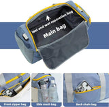 New Design Fashion Large Capacity Sports Yoga Travel Bag Portable with Shoe Compartment Nylon Sport Duffel Bag Custom Gym Bag