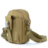 Tactical Sling Waist Bag Running Phone Bag Oxford Waterproof Molle Zipper Tear Resistant Traveling Sports Messenger Crossbody