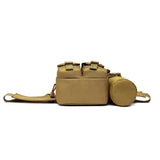 Multi-Functional Polyester Fanny Pack Sport Running Waist Bag Zipper Sling Hip Belt Mesh Water Bottle Holder Pouch