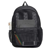 Hot Sale Lady Style Sport Swimming Backpack Cheap Wholesale See Through Mesh Backpack for Summer and Spring