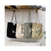 Canvas Bag Reusable Environmental Protection Shopping Bag Women's Tote Bags