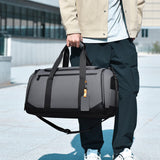 Large Capacity Dry Wet Separation Sports Fitness Bag Hand-Held Crossbody Design Thick Polyester New Cross-Border Yoga Gym Bags