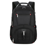 2024 Back Pack Trending Waterproof University Large Capacity USB 17.3 Inch Laptop Backpack Black Waterproof Bag Polyester Oem